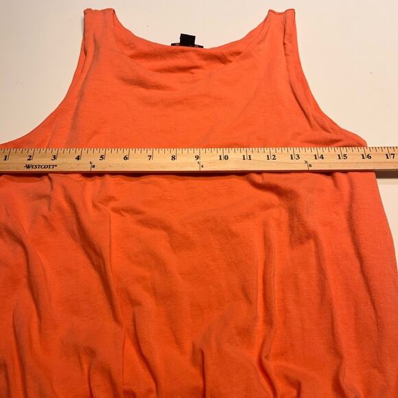 Theory Coral Cotton Tank Mini Dress small - Picture 6 of 7